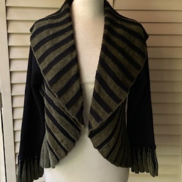 Angel Design by Sabri Ozel Italian Yarn Shawl Cardigan Large - Picture 1 of 5